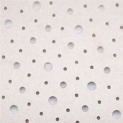 Tavolo in gesso acustico a forma irregolare in PVC/vinile con densità di 780 kg/m3