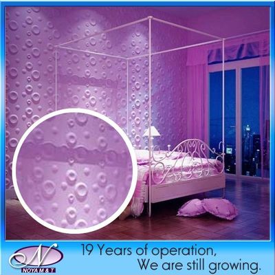 Pannello in PVC 3D decorativo per pareti interne con isolamento acustico e design personalizzato