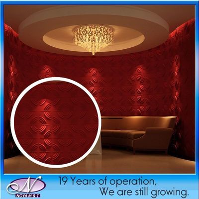 500mmx500mm Assorbimento acustico del suono Tavola 3D Pannello 3D per decorazioni murali personalizzate