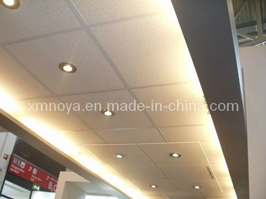 600*1200mm Tavola di soffitto in fibre minerali di lana decorativa / pannello con una forte durata