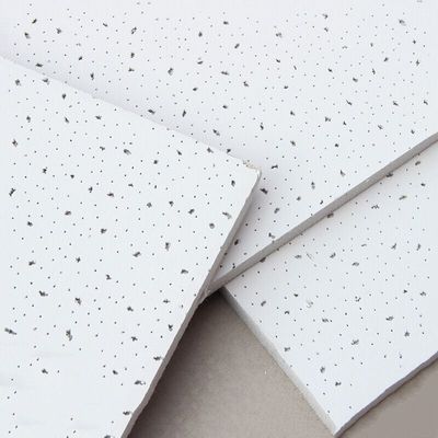 600*1200mm Tavola di soffitto in fibre minerali di lana decorativa / pannello con una forte durata