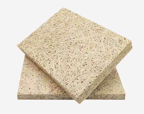 Fabbricazione di pannelli acustici in legno per cartoni di cemento di lana di legno verde
