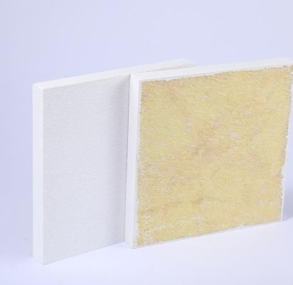 Ufficio a prova di fuoco Palla di soffitto acustico in gesso di fibra di vetro leggero per uso decorativo