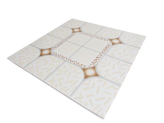 Piastra da parete composta in PVC 3D facile da pulire per materiali decorativi in dimensioni 500mmx500mm