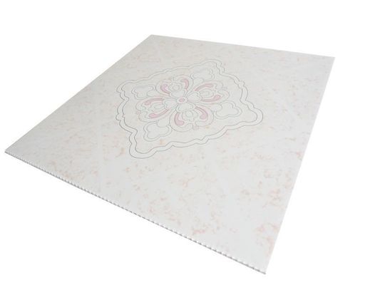 Piastra da parete composta in PVC 3D facile da pulire per materiali decorativi in dimensioni 500mmx500mm