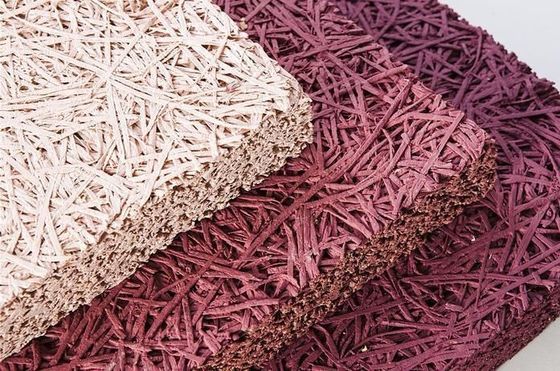 Tavola di cemento di lana di legno di fibra acustica a bordo quadrato colorato per soluzioni di isolamento acustico