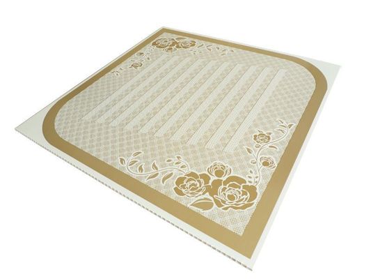 Pannello composito in PVC da 500 mm x 500 mm decorativo per pareti e soffitti con disegno 3D