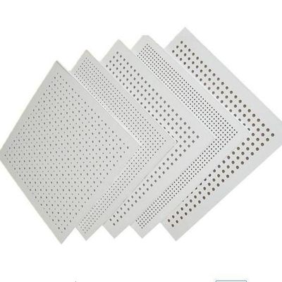5/15q Quadratura impermeabile perforata assorbimento acustico del suono cartone di gesso per soffitti
