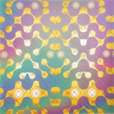 PD127 Tavola decorativa composita colorata 3D in PVC per pareti / soffitti interni