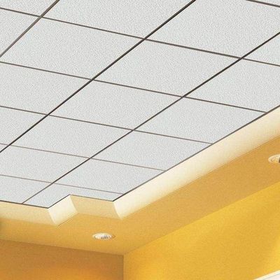 Hotel ristrutturazione lana minerale piastrelle di soffitto acustico con sabbiatura