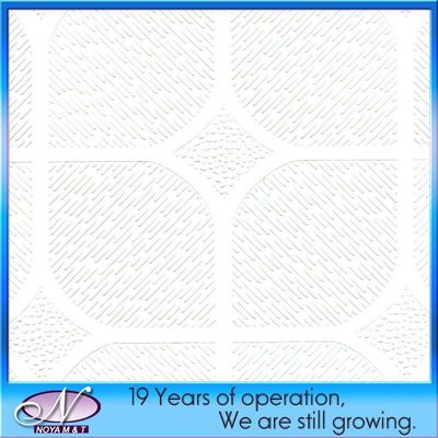 Acustico Suono Piastrelle sospese in gesso in PVC Spessore 7 mm-15 mm