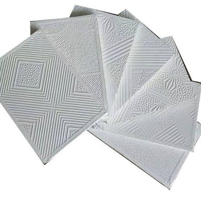 Acustico Suono Piastrelle sospese in gesso in PVC Spessore 7 mm-15 mm
