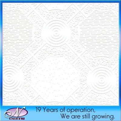 Miglioramento della parete/del soffitto dell'albergo Piastrelle acustiche in gesso in PVC Spessore 7-15 mm