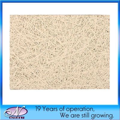 soffitto materiale acustico in fibra minerale a prova di fuoco legno lana materiale acustico di soffitto