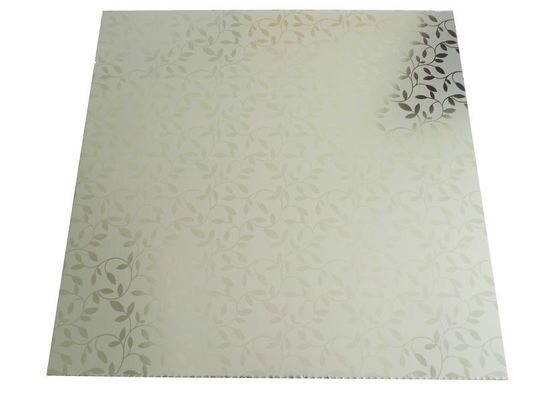 Interni 3D PVC Composite Wall Board per camera da letto / negozio Decorazione a 500mmx500mm