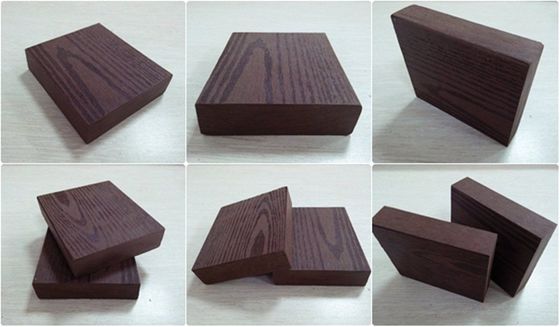 90*90-Un pilastro di recinzione composito in legno di plastica per esterni impermeabile per le vostre esigenze di pavimento