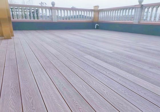 90*90-Un pilastro di recinzione composito in legno di plastica per esterni impermeabile per le vostre esigenze di pavimento