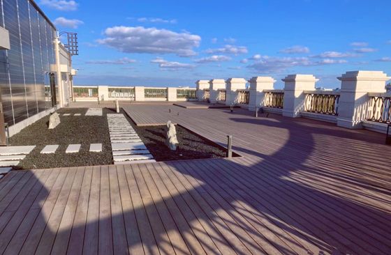 150*25mm Prodotti in WPC Pavimenti esterni bianchi speciali per terrazzi/recinzioni