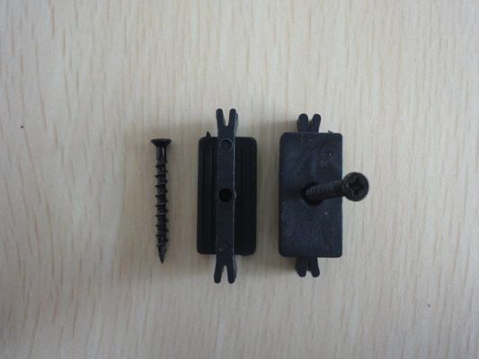 Clips per pavimentazione in WPC in legno di plastica composita con acciaio inossidabile e modello di grano di legno