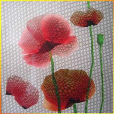 Design d'interni alberghiero Effetto stereoscopico colorato Senza cornice Plastico PVC Decorazione murale 3D
