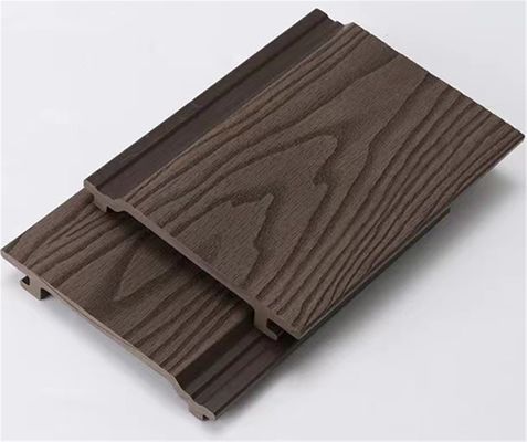 Rivestimenti per pareti in WPC resistenti ai raggi UV 45% HDPE 50% fibre di legno di scarto e design durevole