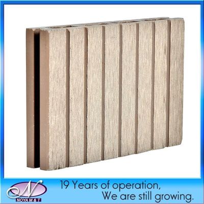 150*25mm di legno di cenere di plastica composita WPC di pavimentazione superiore per giardino / pavimenti esterni