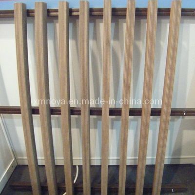 Recinzione esterna in legno di plastica composita WPC NY75 * 25 con modello di grano di legno