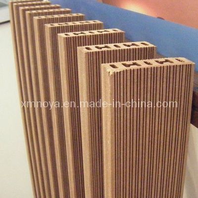 Decorazione di pavimenti esterni personalizzati 75mm*25mm Legno Plastica Composito WPC Decking NY75*25