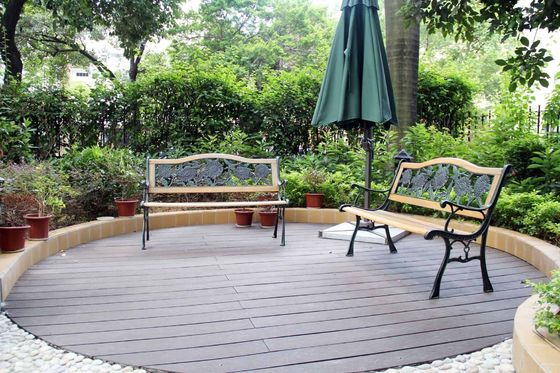 Modello di grano di legno Piastrelle di pavimento in WPC con pavimenti in legno composito ad alto lucido