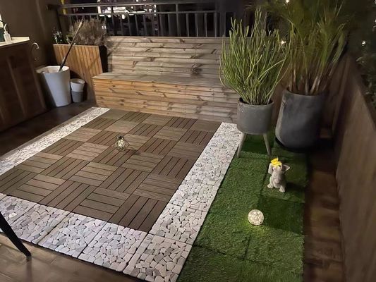 Modello di grano di legno WPC Pavimenti esterni per pavimenti per pavimenti di pavimento per legno sintetico composito di plastica