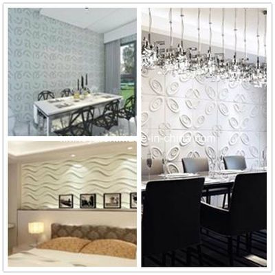 Pannello 3D Eco-Friendly E0 Acustico Isolamento acustico Tavola da parete per stile decorativo palestra