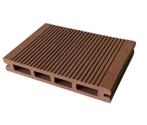 Pavimenti compositi in legno WPC marrone per giardini impermeabili