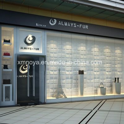Utilizzo alberghiero Tavolo 3D Suono acustico Tavolo a parete in PVC ignifugo per negozi di mobili