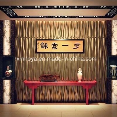 Hotpot Restaurante Decorazione murale Assorbimento acustico del suono Pannello 3D con bordo quadrato