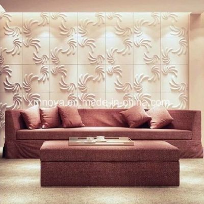 Moderno divano sfondo pannello 3D decorativo con materiale e design ecologici