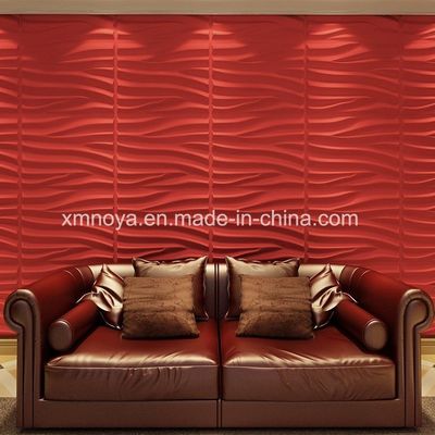Moderno divano sfondo pannello 3D decorativo con materiale e design ecologici
