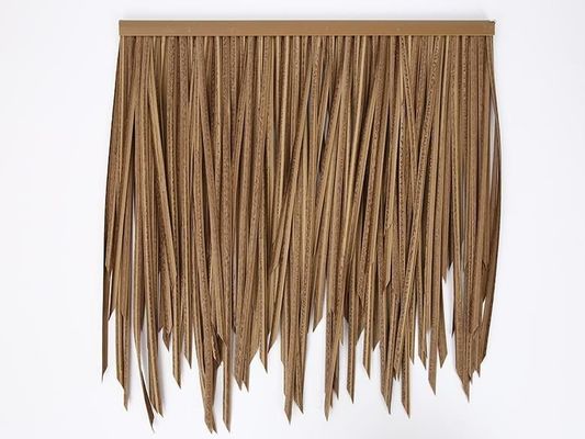 Piastrelle di tetto di paglia in PVC personalizzate per bar da giardino / in riva al mare facili da installare e mantenere