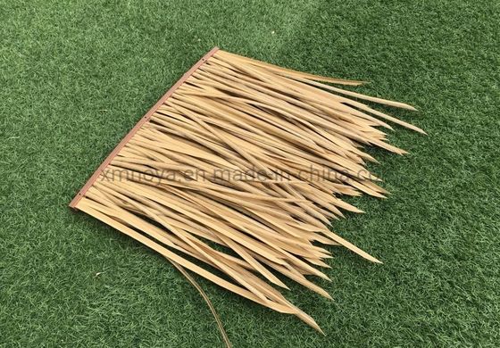 Piastrelle di plastica in fibra di paglia artificiale a prova di fuoco personalizzate per i tetti gialli