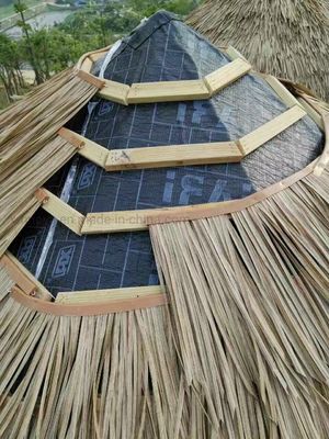 Tetti di paglia in PVC Tetti di simulazione sintetici artificiali con componente materiale