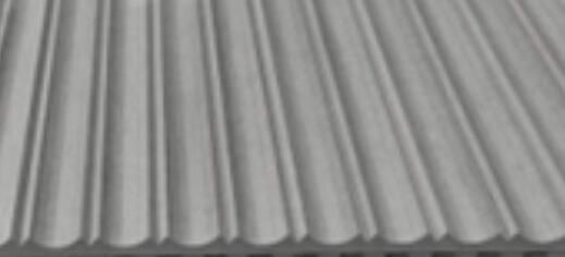 Fassata di cemento in fibra decorativa a fessura 3D per materiale resistente al calore
