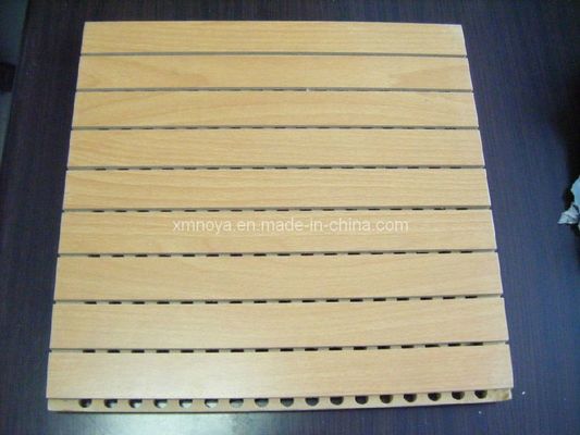 Pannelli a parete acustici per perforazione in legno che assorbono il suono con design E0 ecologico