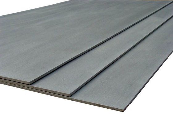 Tavola di cemento in fibra resistente al calore per muro divisorio esterno in grigio e giallo chiaro