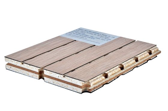 E1 Assorbimento acustico del suono Pannello di parete in legno per decorazioni teatrali e di palestre