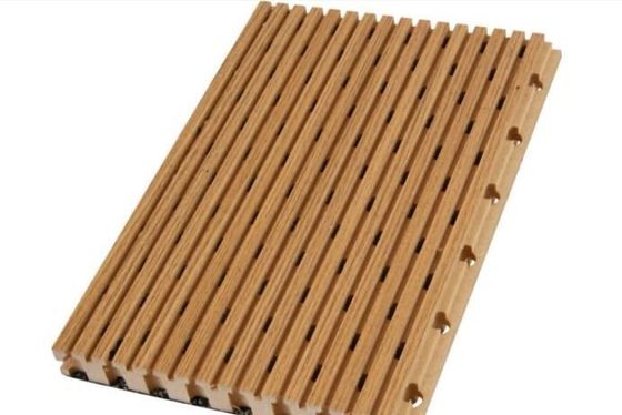 600*600 Quadratura di bordo a prova di fuoco Acustico pannello di parete in legno MDF per la decorazione degli interni