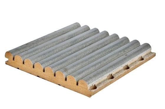 Pannello di legno ignifugo impermeabile per pareti interne Decorativo di grado A1 e bordo quadrato