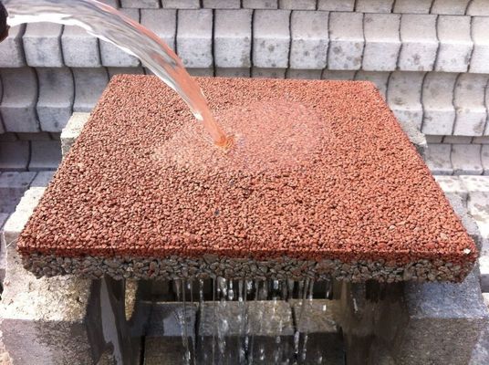 Piastrelle per pavimenti che resistono alla prova del tempo con pavimentazione in blocchi permeabili ripetuti