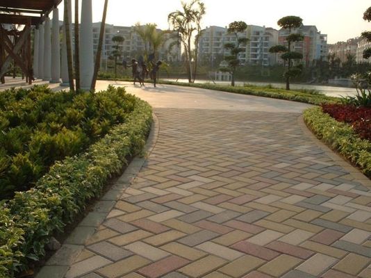 Piastrelle di pavimentazione in ceramica impermeabile per via d'ingresso e passerelle in grigio comune