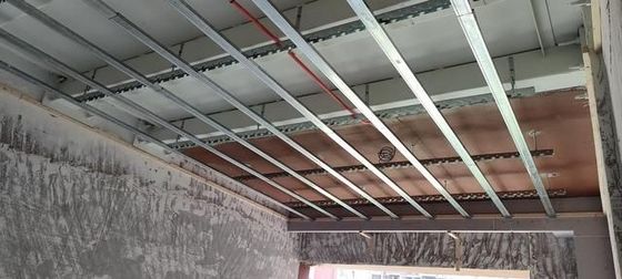 Termo di acciaio galvanizzato per la costruzione del canale di luce 50*35/70*35/73*36mm altezza 25mm