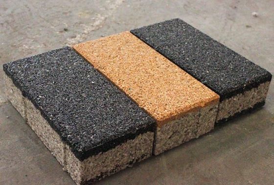 Stile sinterizzante grigio e rosso ceramica permeabile all'acqua mattoni per paver giardino stradale