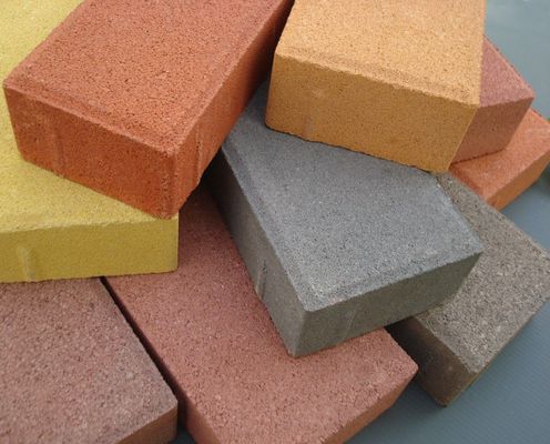 Pavimentazione in mattoni permeabile per l'acqua permeabile di grado AAA per isolamento termico e permeabilità all'acqua
